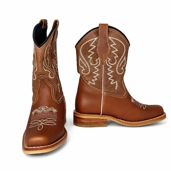 Bota Vaquera Cavan Café Miel